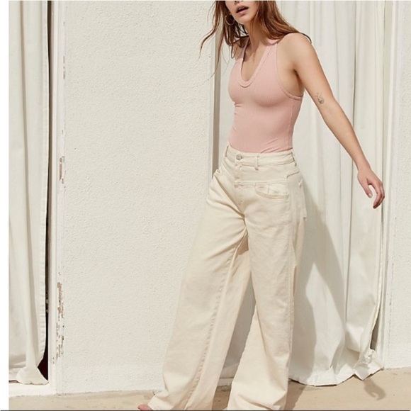 Free People pink Speed Dial Bodysuit Size XS new - Picture 3 of 14